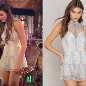 SAYLOR White Lace Romper